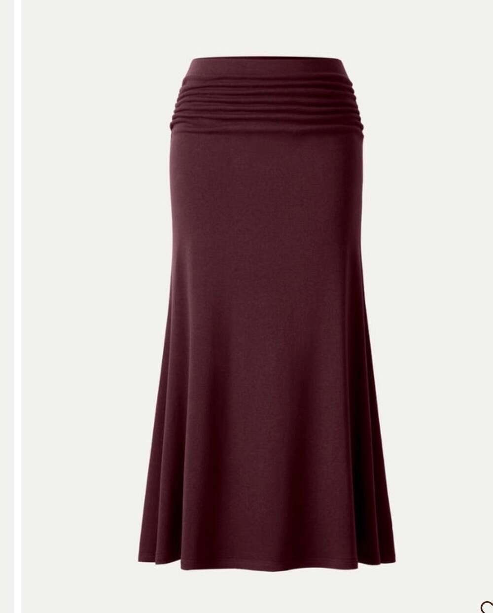 OGL Prowarm Mid Rise Ruched Flared Midi Skirt MicroWarmTech Purple Medium NWT